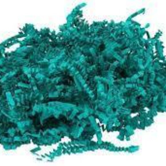 Greenii 5 LB Crinkle Cut Paper Shred Filler great Gift boxes Gift Wrap Teal - Picture 2 of 2